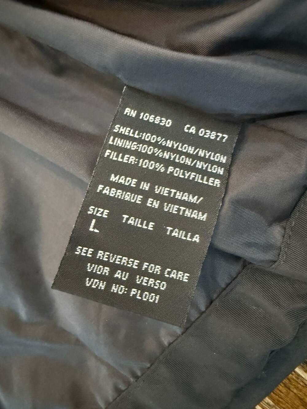 Vintage Rocawear Roc Denim Corp Black Quilted Full-Zip Jacket Size L - Picture 6 of 8
